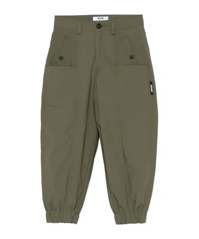 MSGM TAPERED TROUSERS