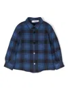 Msgm Tartan-check Shirt In Blue