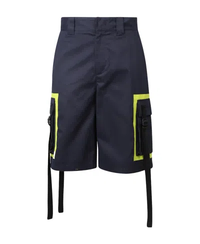 Msgm Tassel-detail Knee-length Shorts In Black