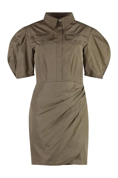 MSGM TECHNICAL NYLON DRESS