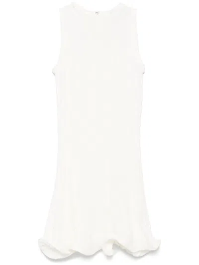 MSGM TEXTURED-FINISH MINI DRESS