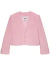 Msgm Pink Giacca Jacket In ピンク