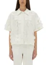 Msgm Paillette-embellished Shirt