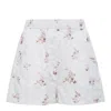 Msgm The Mwave Shorts In White