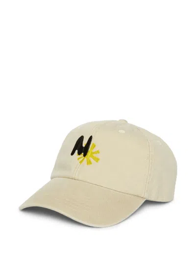 Msgm Themwave Baseball Cap In Neutrals
