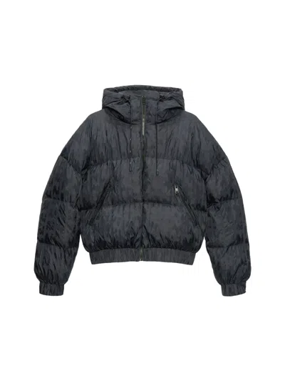 MSGM "THEMWAVE" PADDED DOWN JACKET