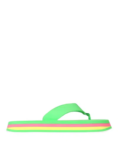 Msgm Womens Green Other Materials Sandals