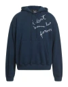 Msgm Tiago Alexandre X  Man Sweatshirt Navy Size Xl Cotton In Blue