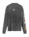 Msgm Tiago Alexandre X  Man T-shirt Charcoal Size Xl Cotton