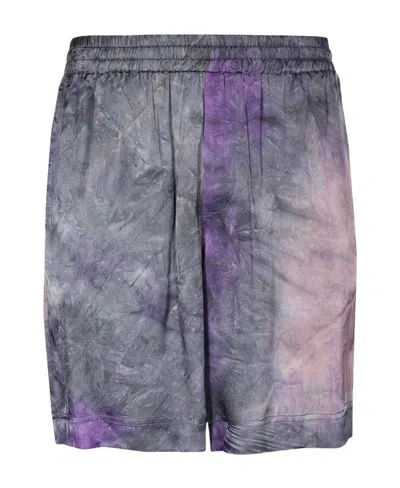 MSGM TIE-DYE TRACK SHORTS