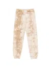 Msgm Tie Dye Pattern Sweatpants In Neutral