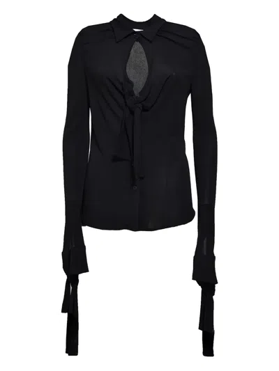 MSGM TIED SHIRT