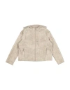 Msgm Babies'  Toddler Boy Jacket Beige Size 6 Polyester, Elastane In Brown