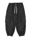 Msgm Toddler Boy Pants Charcoal Size 6 Polyester, Viscose, Elastane In Black