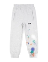 Msgm Toddler Boy Pants Light Grey Size 6 Cotton In Grey