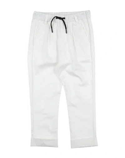 Msgm Babies'  Toddler Boy Pants White Size 6 Cotton, Elastane