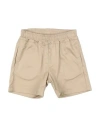 Msgm Babies'  Toddler Boy Shorts & Bermuda Shorts Sand Size 6 Cotton, Elastane In Beige
