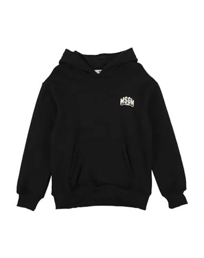 Msgm Babies'  Toddler Boy Sweatshirt Black Size 6 Cotton