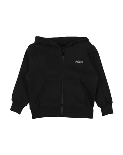 Msgm Babies'  Toddler Boy Sweatshirt Black Size 6 Cotton