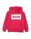 Msgm Toddler Boy Sweatshirt Fuchsia Size 6 Cotton In Pink