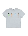 Msgm Toddler Boy T-shirt Light Grey Size 6 Cotton In Grey