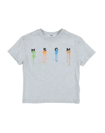 Msgm Babies'  Toddler Boy T-shirt Light Grey Size 6 Cotton