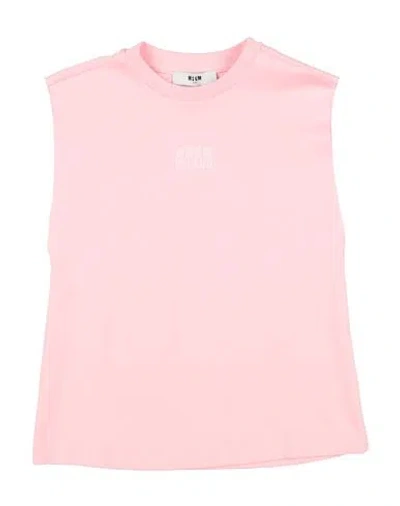 Msgm Babies'  Toddler Boy T-shirt Light Pink Size 6 Cotton