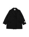 Msgm Babies'  Toddler Girl Coat Black Size 4 Polyester, Nylon