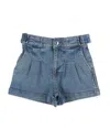 Msgm Denim Shorts In Blue