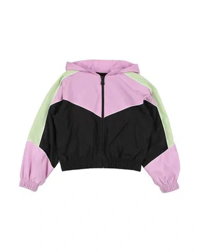 Msgm Babies'  Toddler Girl Jacket Pink Size 6 Polyester In Multi