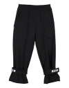 Msgm Toddler Girl Pants Black Size 6 Cotton, Nylon, Elastane In Black