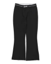 Msgm Toddler Girl Pants Black Size 6 Polyester, Elastane In Black