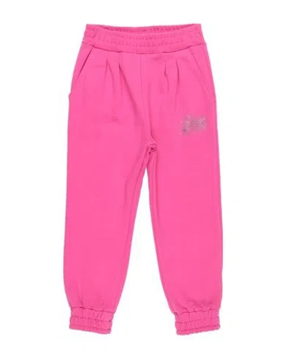 Msgm Babies'  Toddler Girl Pants Fuchsia Size 4 Cotton In Pink