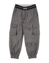 Msgm Kids'  Toddler Girl Pants Lead Size 4 Polyester, Viscose, Elastane In Gray