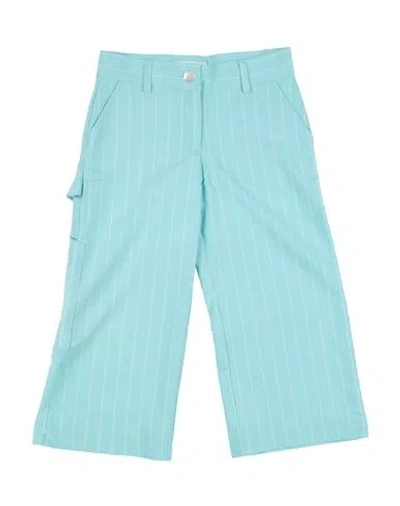 Msgm Babies'  Toddler Girl Pants Sky Blue Size 6 Polyester, Viscose, Elastane