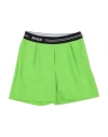 Msgm Babies'  Toddler Girl Shorts & Bermuda Shorts Acid Green Size 6 Polyester, Elastane
