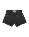 Msgm Babies'  Toddler Girl Shorts & Bermuda Shorts Black Size 6 Cotton, Elastane