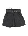 Msgm Toddler Girl Shorts & Bermuda Shorts Black Size 6 Polyester In Black