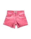Msgm Toddler Girl Shorts & Bermuda Shorts Magenta Size 4 Cotton, Elastane In Magenta