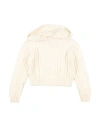 Msgm Toddler Girl Sweater Ivory Size 6 Wool, Polyacrylic