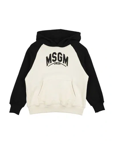 Msgm Babies'  Toddler Girl Sweatshirt Ivory Size 6 Cotton In White