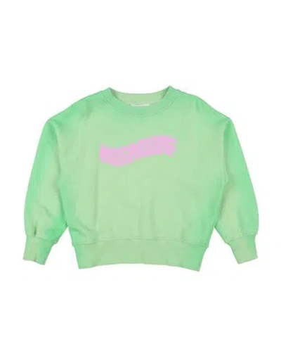 Msgm Babies'  Toddler Girl Sweatshirt Light Green Size 6 Cotton