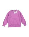 Msgm Toddler Girl Sweatshirt Lilac Size 6 Cotton In Purple