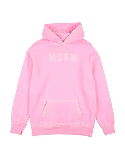Msgm Babies'  Toddler Girl Sweatshirt Pink Size 6 Cotton