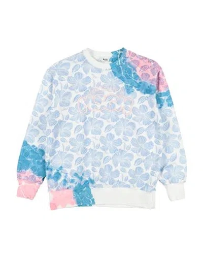 Msgm Babies'  Toddler Girl Sweatshirt White Size 6 Cotton In Multi