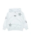 Msgm Toddler Girl Sweatshirt White Size 6 Cotton, Polyester In White
