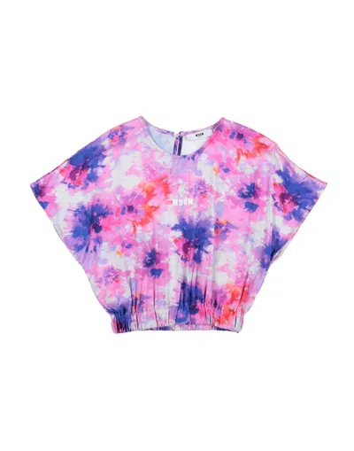 Msgm Babies' T-shirts In Pink