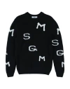 Msgm Babies'  Toddler Sweater Black Size 6 Virgin Wool, Acrylic