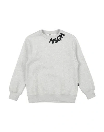 Msgm Babies'  Toddler Sweatshirt Light Grey Size 3 Cotton In Gray