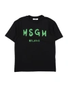 Msgm Babies'  Toddler T-shirt Black Size 6 Cotton